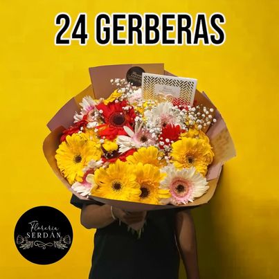 Ramo de 24 gerberas