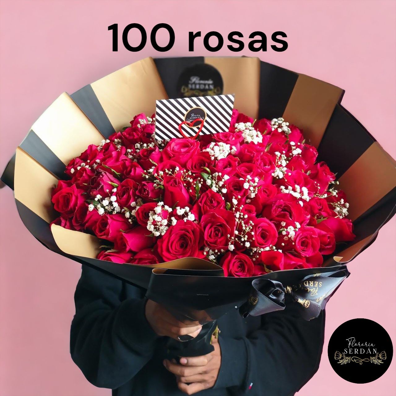 RAMO DE 100 ROSAS 