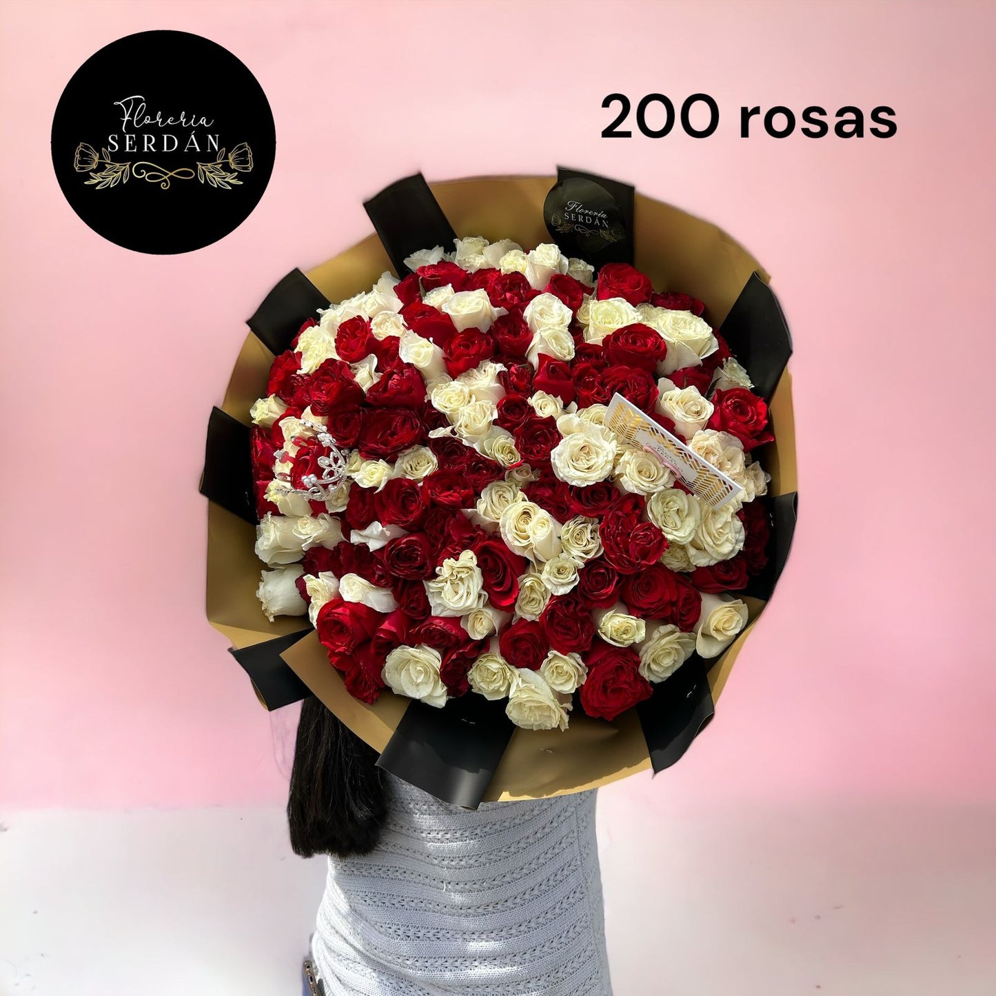 Ramo de 200 rosas