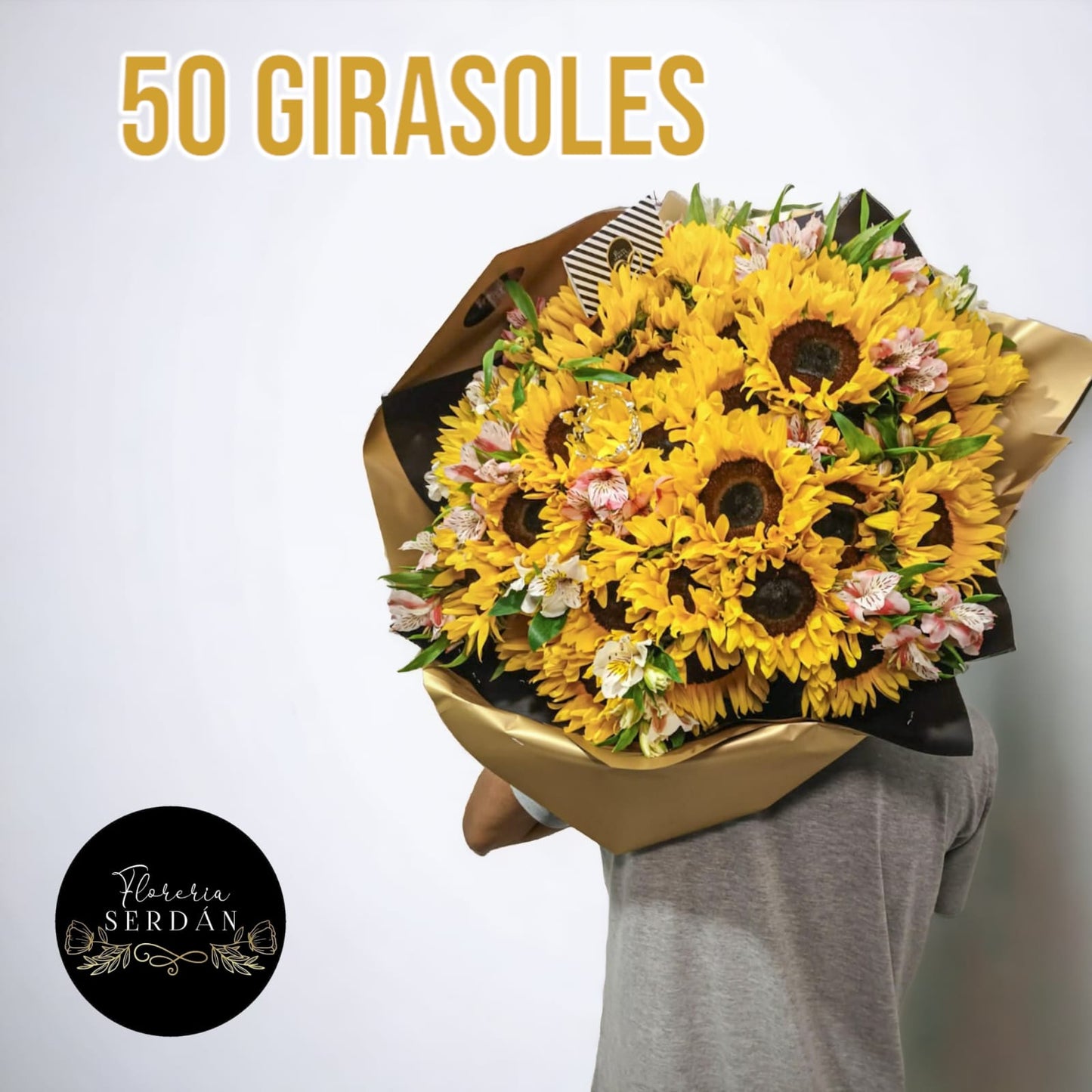 Ramo de 50 girasoles