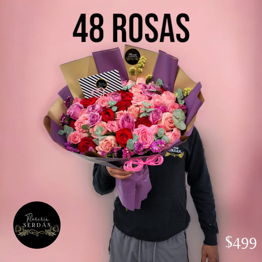 Ramo de 48 rosas