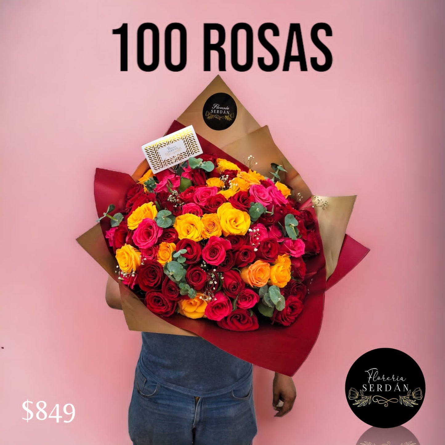 Ramo de 100 rosas